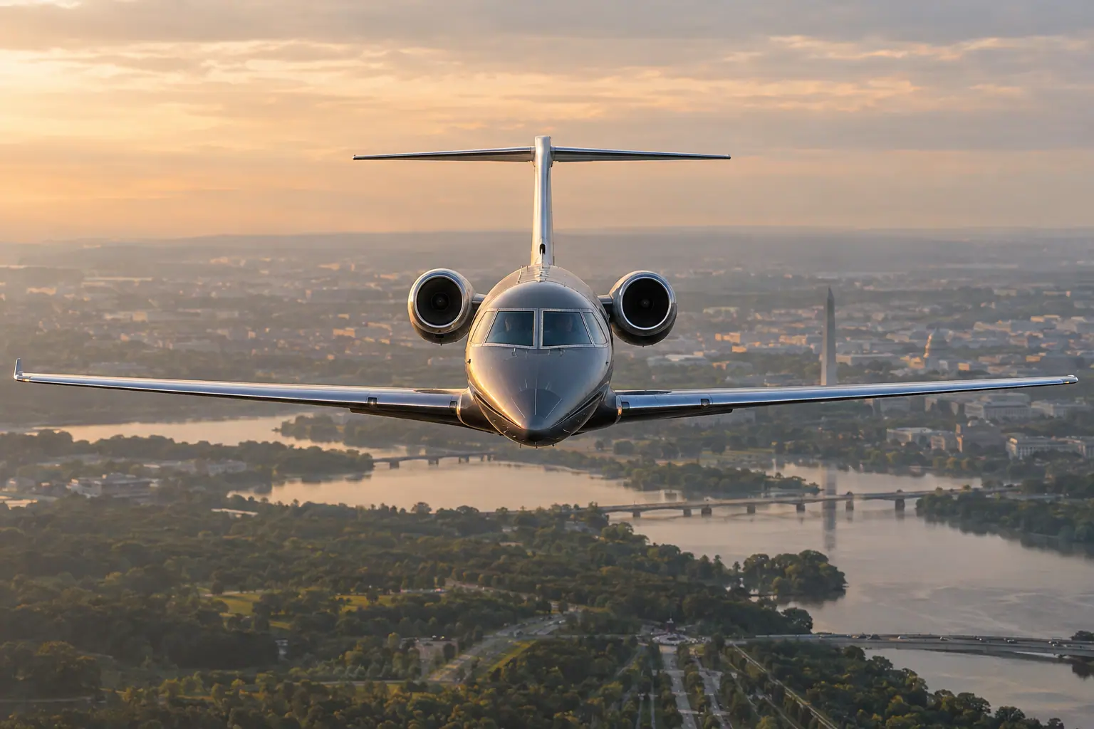 Private jet Washington, DC to Houston