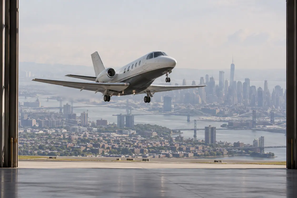 Private jet New York to Houston