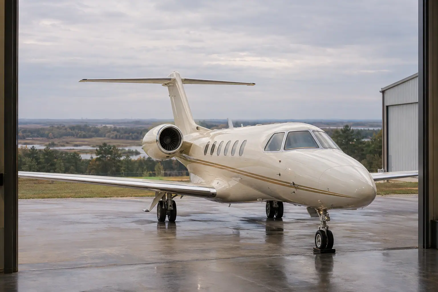 Ramp at Ellington Airport