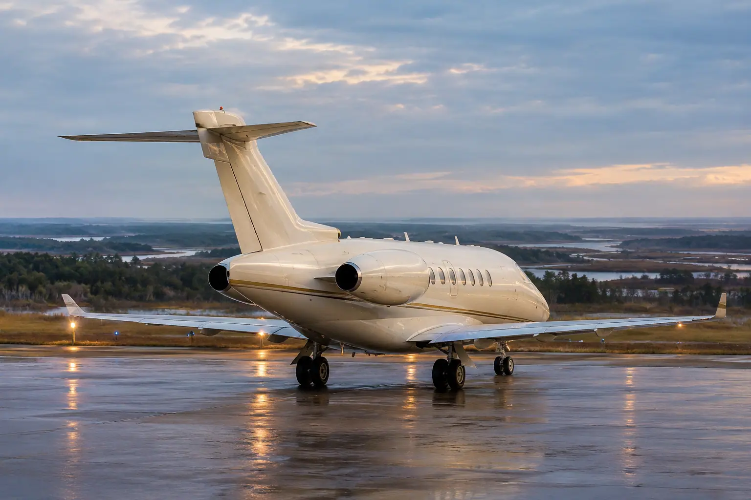 Afternoon on a Houston runway